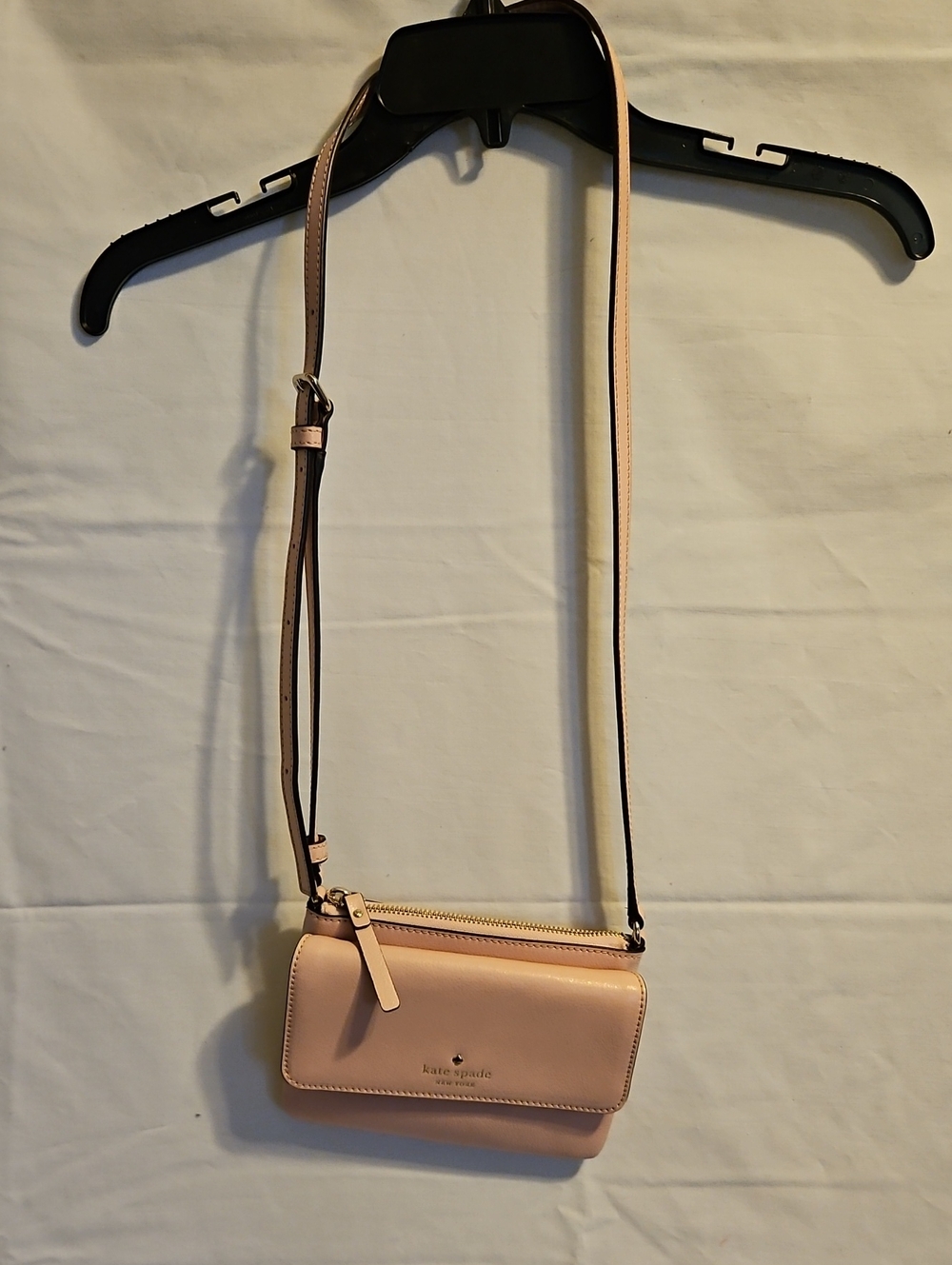 Kate Spade Blush Pink Leather Crossbody Purse
